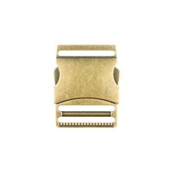 Metall-Steckschloß Messing 4 cm Breite